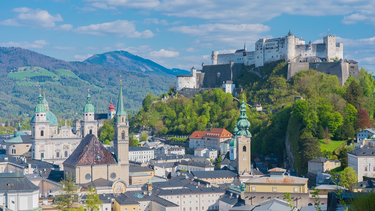 salzburg, the city of mozart, fortress